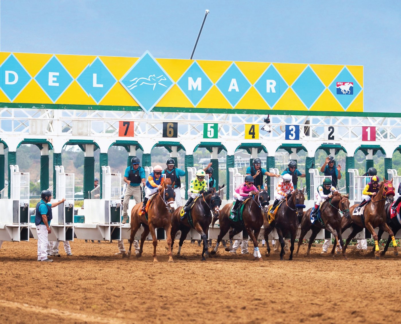 Jockeys will descend upon Del Mar for its two biggest events of the season—the Pacific Classic and the Breeders’ Cup PHOTO COURTESY OF DEL MAR THOROUGHBRED CLUB