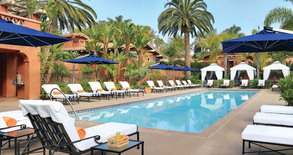 Rancho Valencia Resort & Spa offers a private spa pool, indoor-outdoor treatment rooms and yoga classes PHOTO COURTESY OF BRAND
