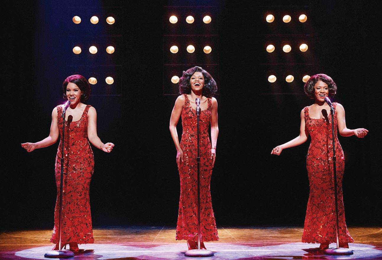 Traci Elaine Lee, Deri Andra Tucker and Shayla Brielle G. are The Supremes in the national tour of Ain’t Too Proud: The Life and Times of The Temptations, playing at Civic Theatre Jan. 3 to 8. PHOTO BY EMILIO MADRID