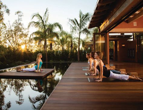 Rancho Valencia Resort & Spa offers a private spa pool, indoor-outdoor treatment rooms and yoga classes PHOTO COURTESY OF BRAND
