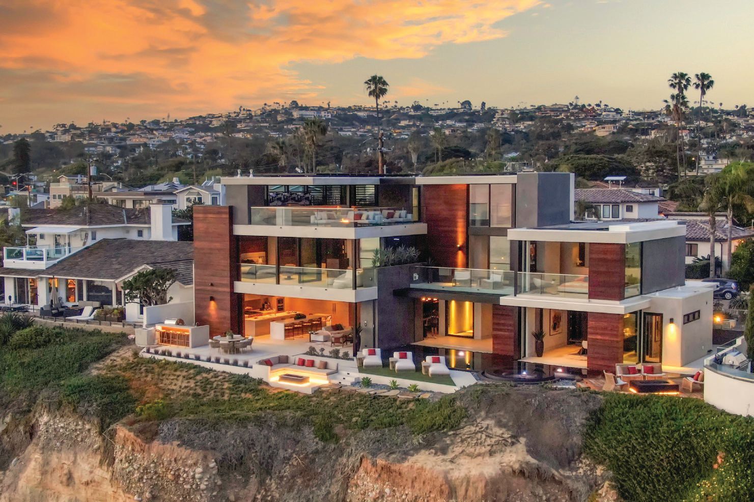 Designed by Blue Heron, The Ora House in La Jolla sold for an astounding $22.5 million in April 2023 PHOTO COURTESY OF: BLUE HERON