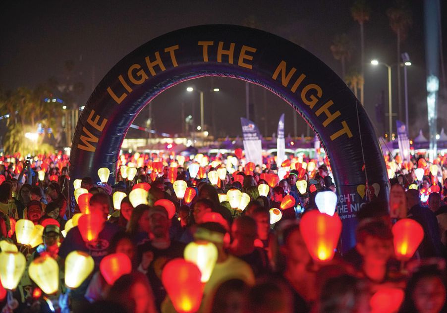 Support those impacted by blood cancers at Light The Night Nov. 5 PHOTO COURTESY OF: THE LEUKEMIA & LYMPHOMA SOCIETY