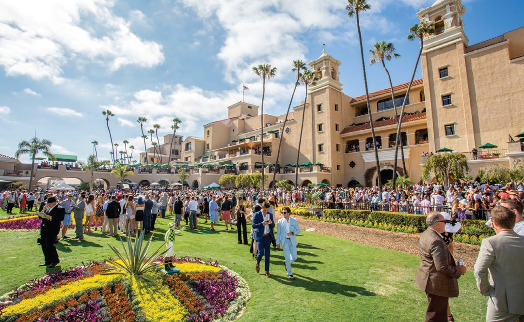 There’s nothing quite like opening day at the Del Mar Thoroughbred Club PHOTO COURTESY OF DEL MAR THOROUGHBRED CLUB