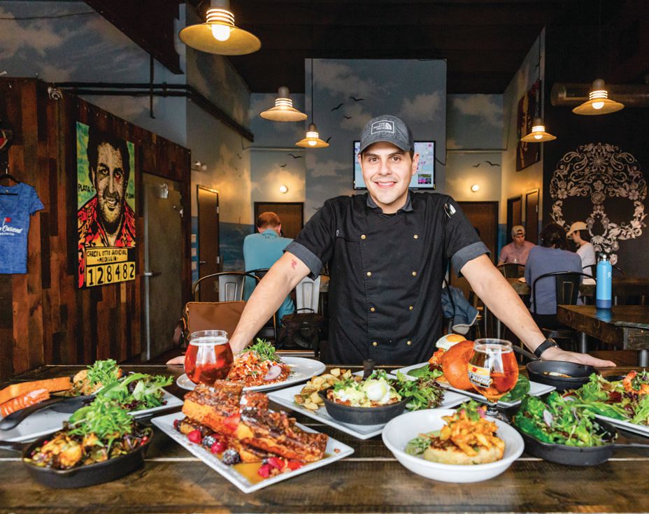 Chef Caesar Huerta shows off myriad dishes at Craft House. COURTESY OF BRANDS