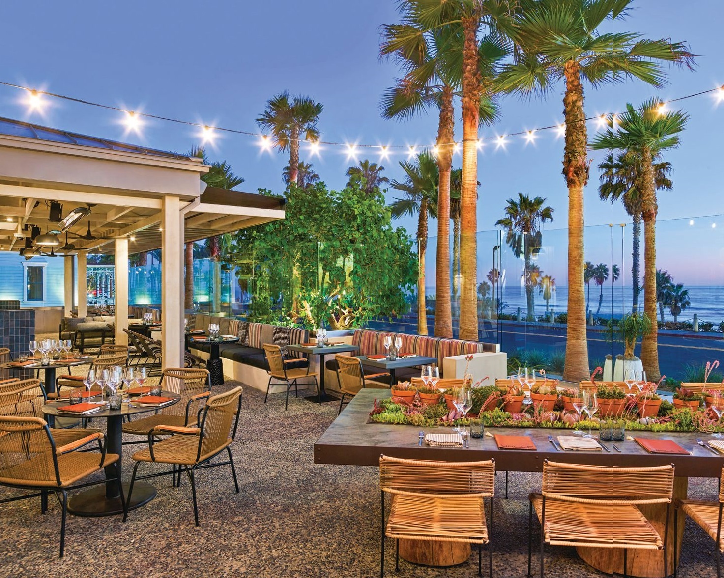 Dine with ocean views at Valle at Mission Pacific Hotel in Oceanside. COURTESY OF VALLE