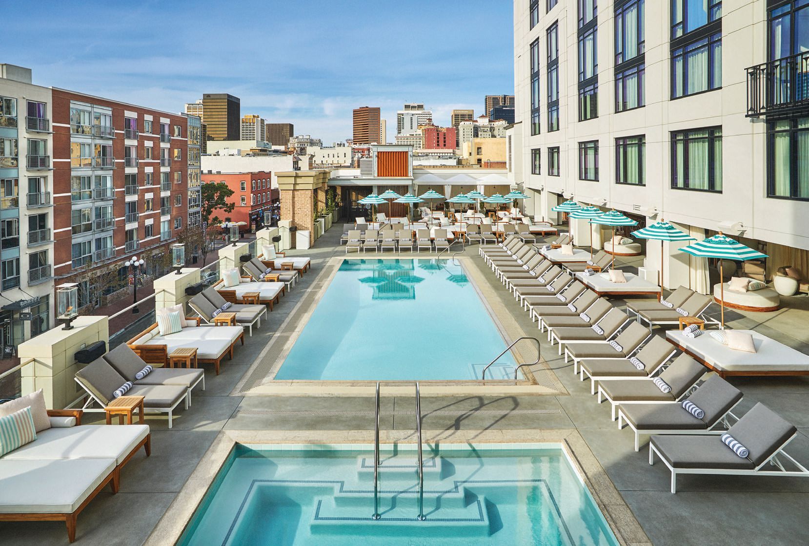 Take a dip at Pendry San Diego’s rooftop pool PHOTOS COURTESY OF BRANDS