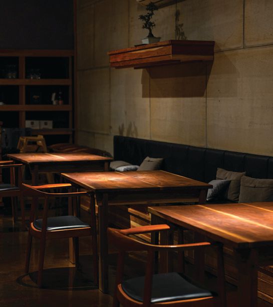 The modern Japanese-inspired restaurant. PHOTO BY LEO CABAL