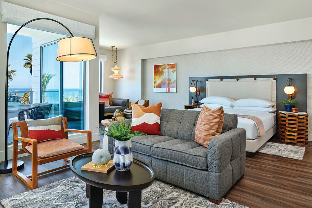 Mission Pacific Hotel’s Over the Top Romance Package includes two nights in the Dreamscape suite PHOTO COURTESY OF BRANDS