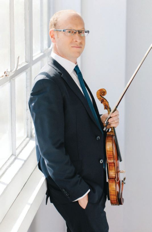 Concertmaster and violinist Jeff Thayer and the San Diego Symphony will perform Peltokoski, Thayer and Mozart on Feb. 2. PHOTO: COURTESY OF THE SAN DIEGO SYMPHONY