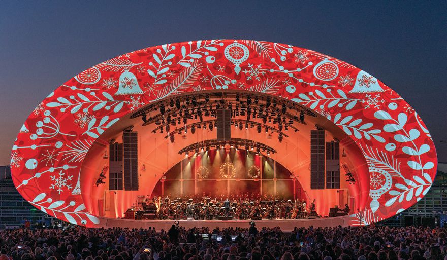Enjoy the sounds of the season at Noel Noel at The Rady Shell at Jacobs Park Dec. 9 to 11 PHOTO: COURTESY OF THE SAN DIEGO SYMPHONY